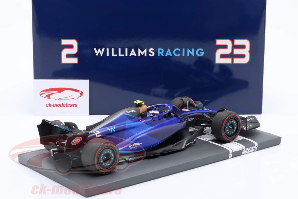 Logan Sargeant Williams FW45 #2 公式 1 2023 1:18 Minichamps