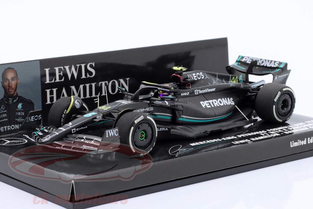 Hamilton Mercedes-AMG F1 W14 #44 5to Bahréin GP fórmula 1 2023 1:43 Minichamps