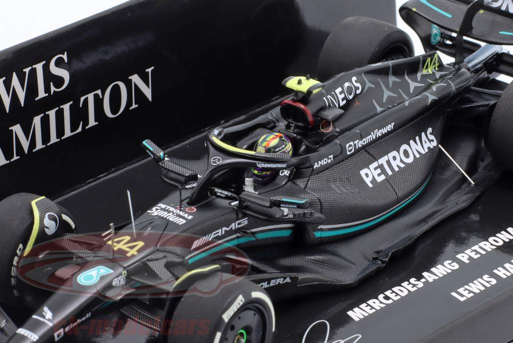 Hamilton Mercedes-AMG F1 W14 #44 5to Bahréin GP fórmula 1 2023 1:43 Minichamps
