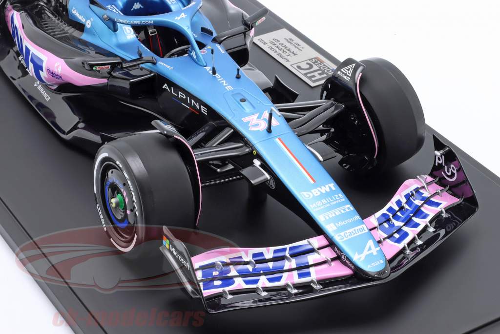 Esteban Ocon Alpine A523 #31 3er Mónaco GP fórmula 1 2023 1:8 HC Models