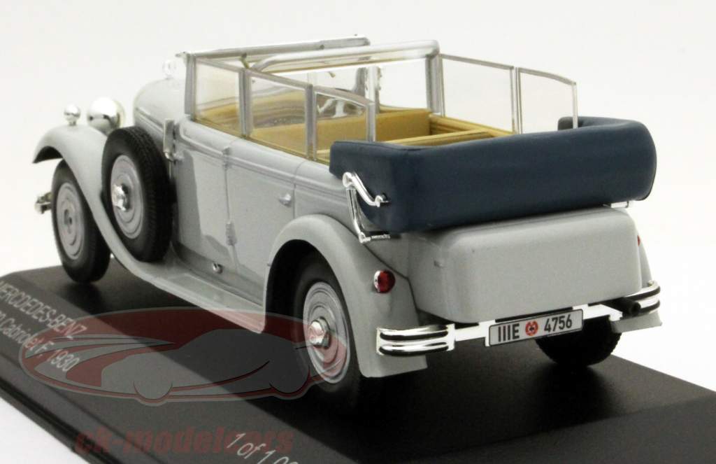WhiteBox 1:43 メルセデス·ベンツ770カブリオレF年1930 GRAU