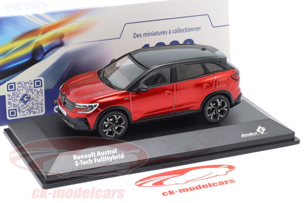 Renault Austral E-Tech Full Hybrid Byggeår 2022 alpin rød 1:43 Solido