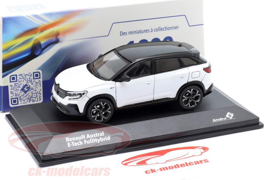 Renault Austral E-Tech Full Hybrid Bouwjaar 2022 alpine wit 1:43 Solido