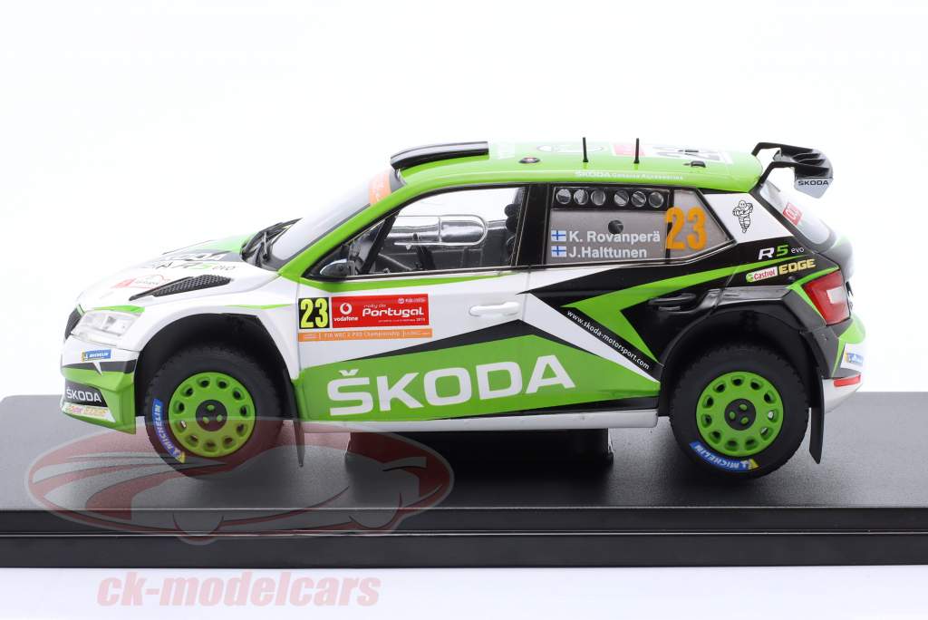 Skoda Fabia R5 Evo #23 6th Rallye Portugal 2019 Rovanperä, Halttunen 1:24 Altaya