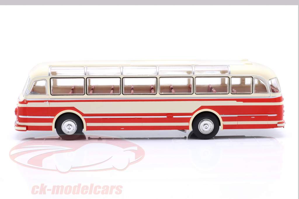 Büssing 5000 TU bus red / cream white 1:43 Altaya