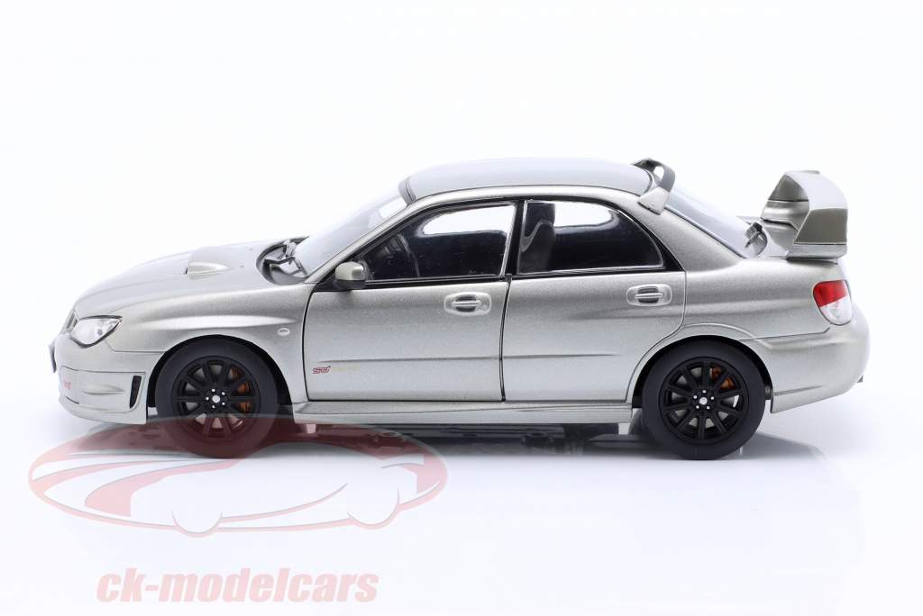 Subaru Impreza WRX STi RHD year 2006 gray metallic 1:24 WhiteBox