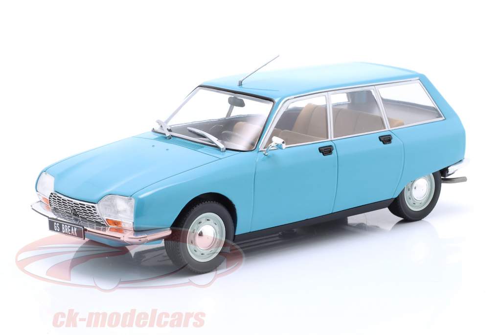 Citroen GS Break year 1971 light blue 1:24 WhiteBox