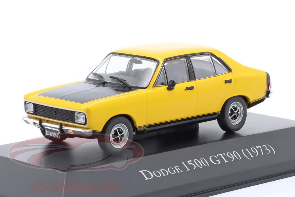 Dodge 1500 GT90 year 1973 yellow / black 1:43 Altaya
