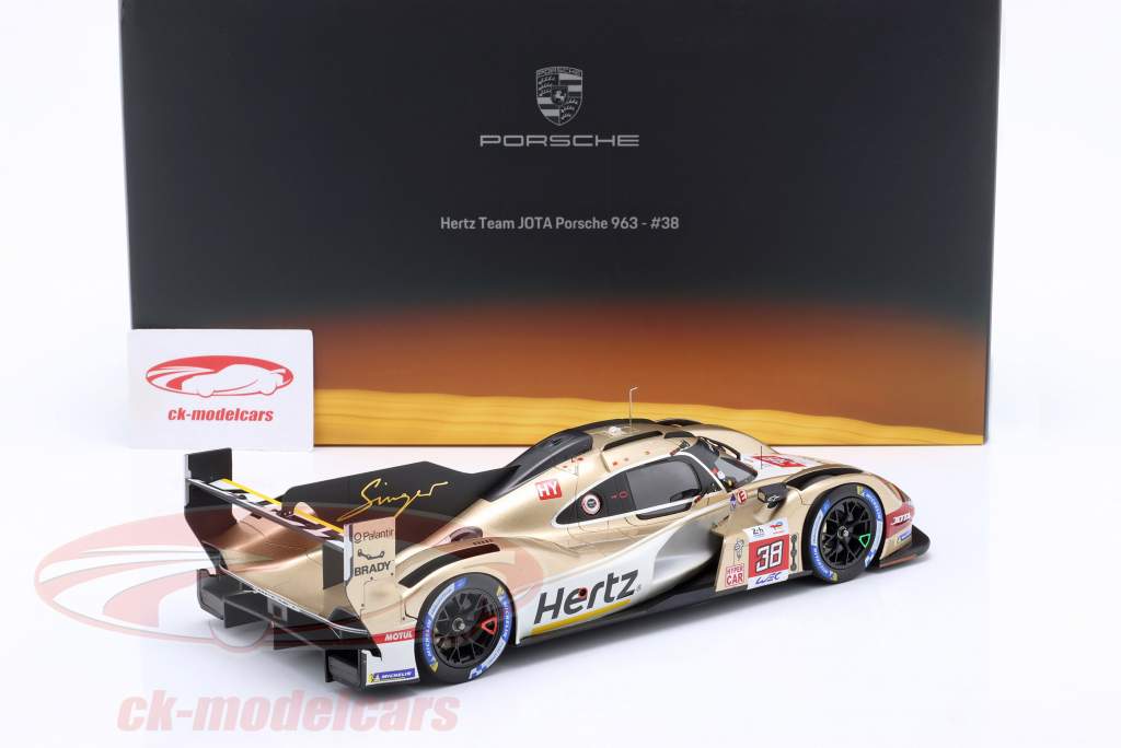 Porsche 963 #38 24h LeMans 2023 Hertz Team Jota 1:18 Spark