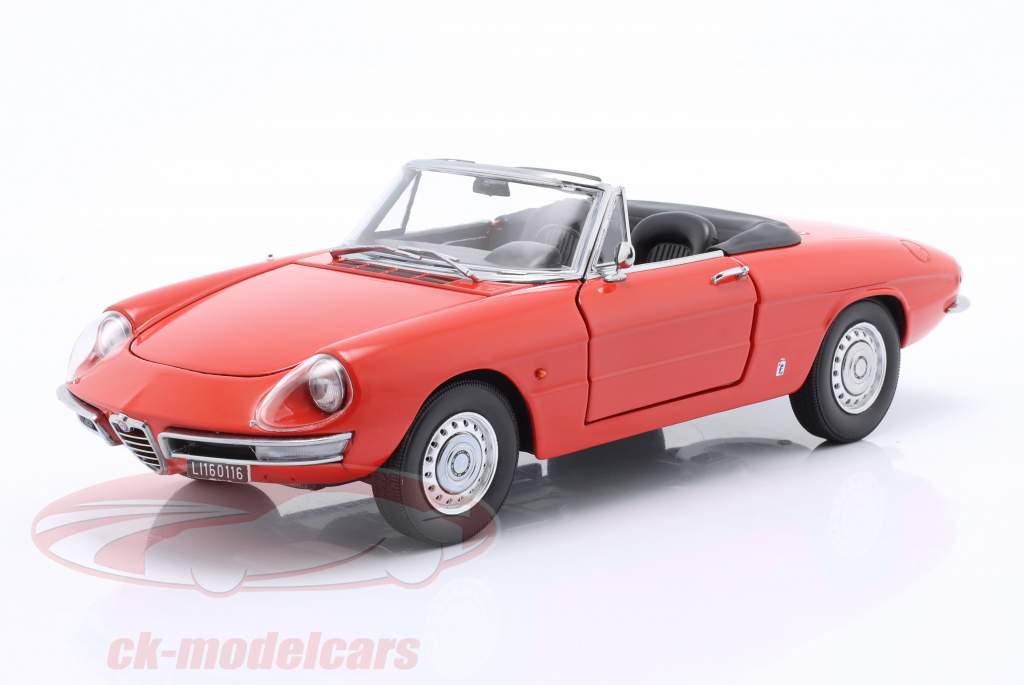 KK 1/18 アルファロメオ スパイダー1600 Touring Modelcars 1:18 Alfa Romeo Duetto 1600 Spider year