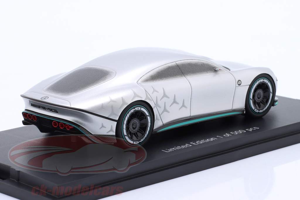 Mercedes-Benz AMG Vision aluminium argent 1:43 AutoCult