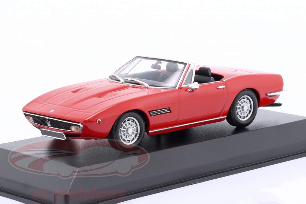 Maserati Ghibli Spyder year 1969 red 1:43 Minichamps