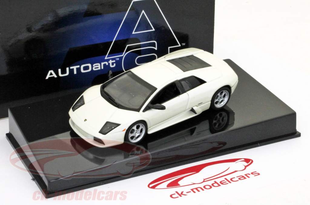 Lamborghini Murcielago Jaar 2001 witte ballon 1:43 AutoArt