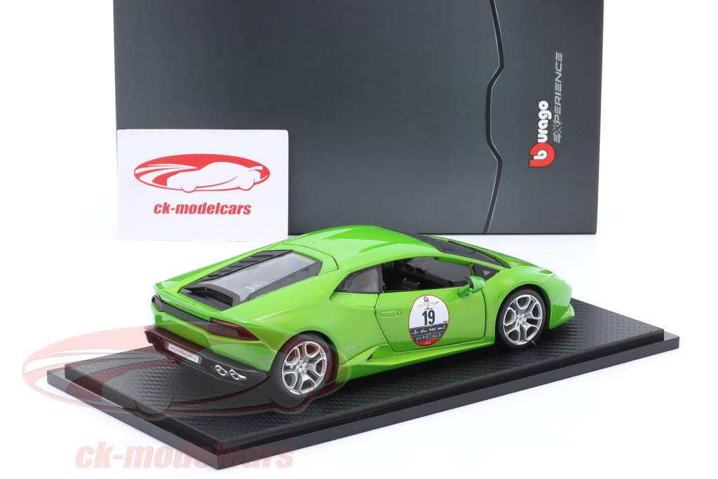 Lamborghini Huracan Zoute Grand Prix 2019 grøn 1:24 Bburago