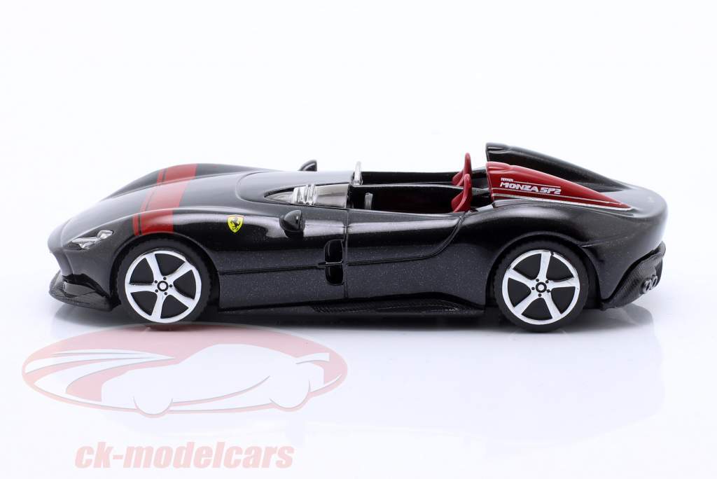 Ferrari Monza SP2 Baujahr 2018-2022 schwarz 1:43 Bburago