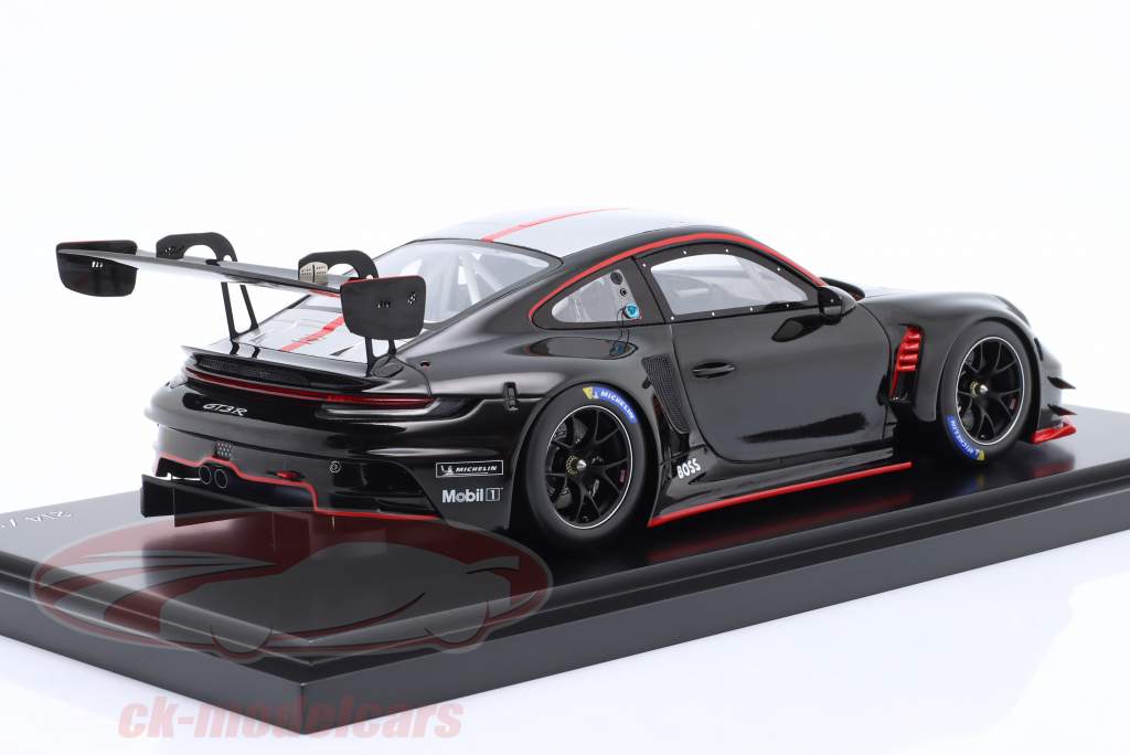 Porsche 911 (992) GT3 R noir 1:18 Spark