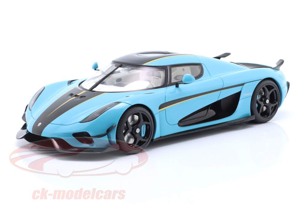 Koenigsegg Regera Año de construcción 2018 azul 1:18 GT-Spirit