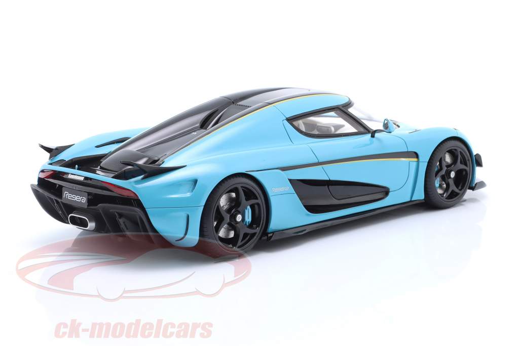 Koenigsegg Regera Año de construcción 2018 azul 1:18 GT-Spirit