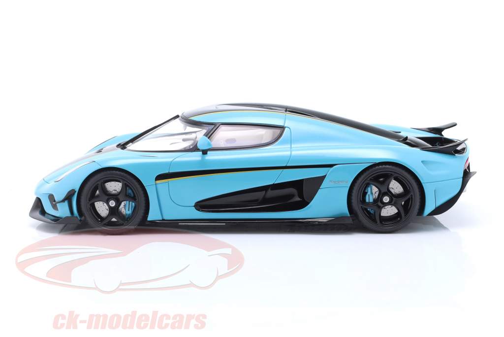 Koenigsegg Regera Año de construcción 2018 azul 1:18 GT-Spirit
