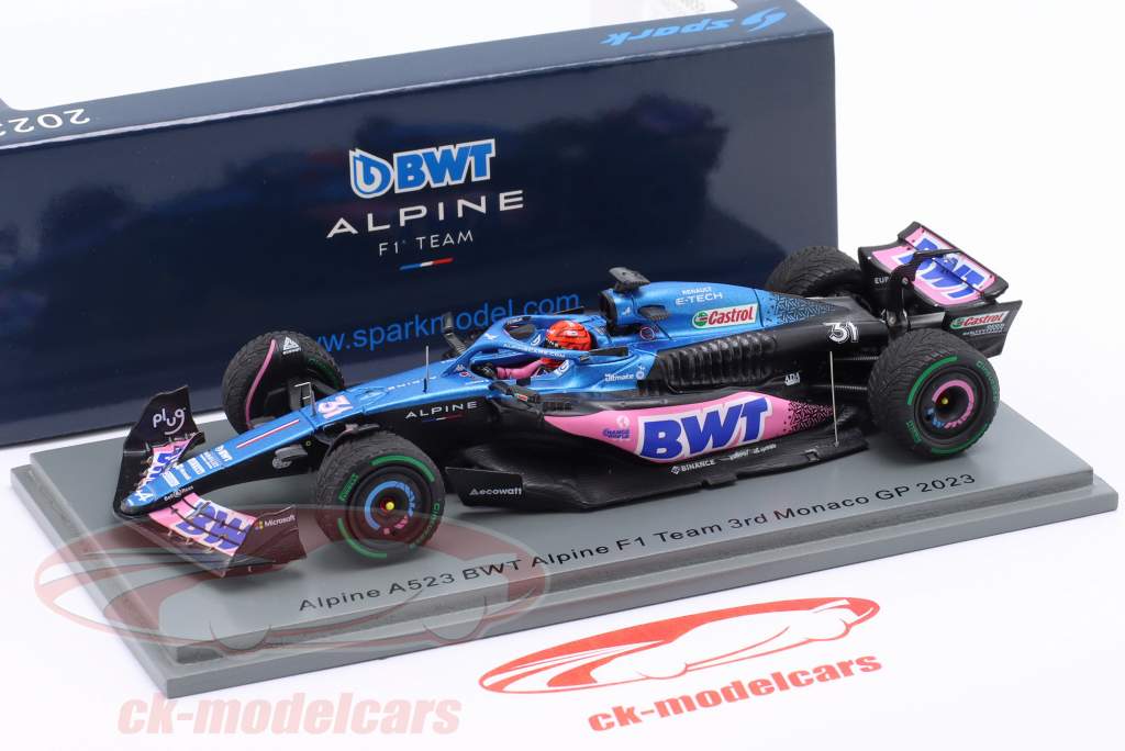 Esteban Ocon Alpine A523 #31 3rd Monaco GP Formel 1 2023 1:43 Spark
