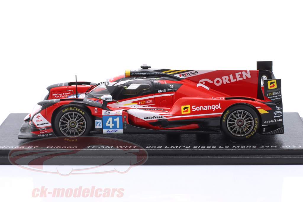 Oreca 07 #41 2-й класс ЛМП2 24h LeMans 2023 Team WRT 1:43 Spark