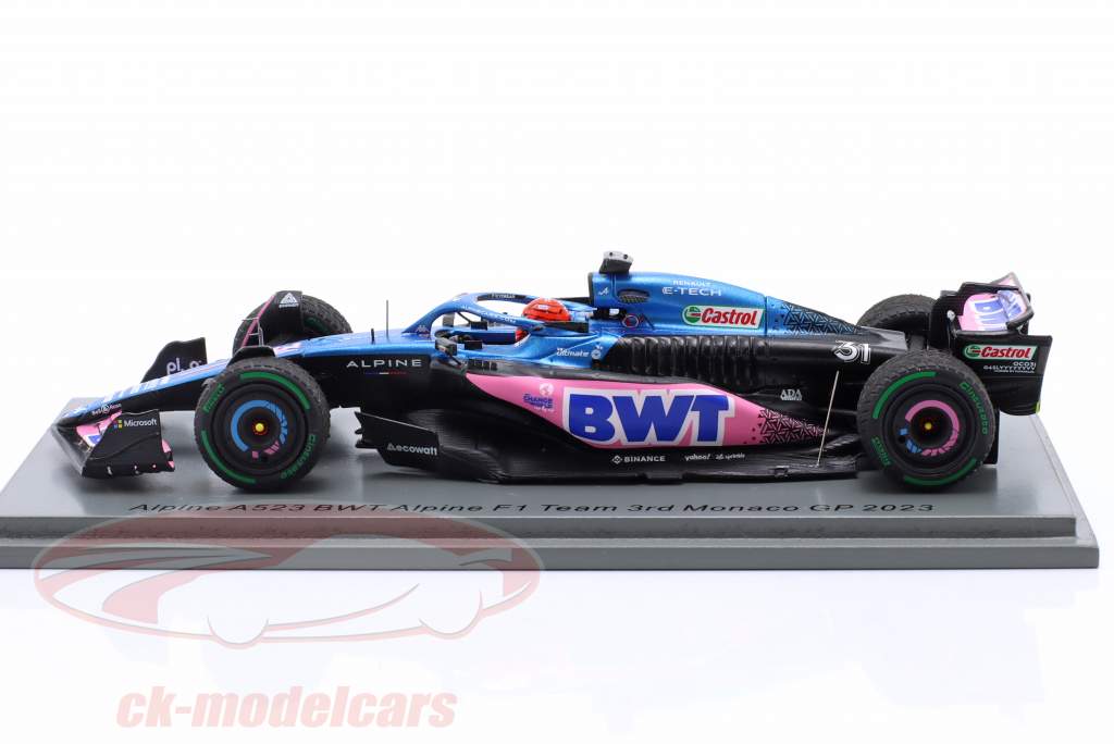Esteban Ocon Alpine A523 #31 3rd Monaco GP Formel 1 2023 1:43 Spark
