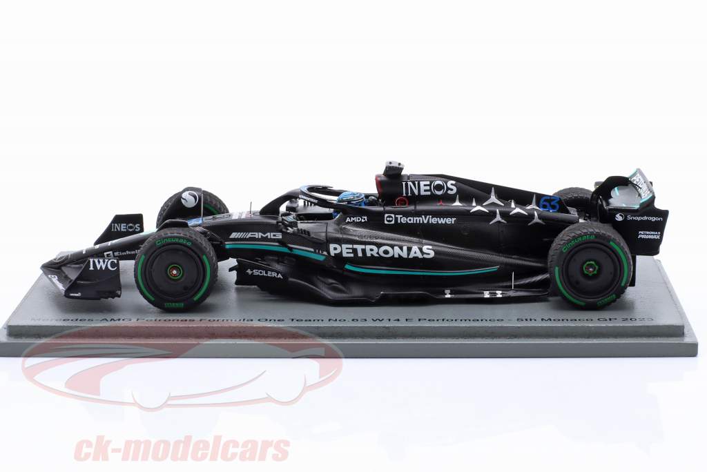G. Russell Mercedes-AMG F1 W14 #63 5th Monaco GP Formula 1 2023 1:43 Spark