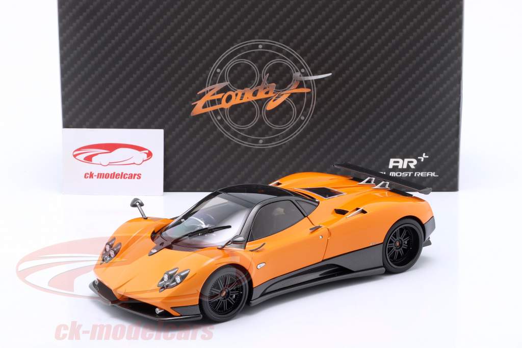 Pagani Zonda F 建設年 2005 サントロペ オレンジ 1:18 Almost Real