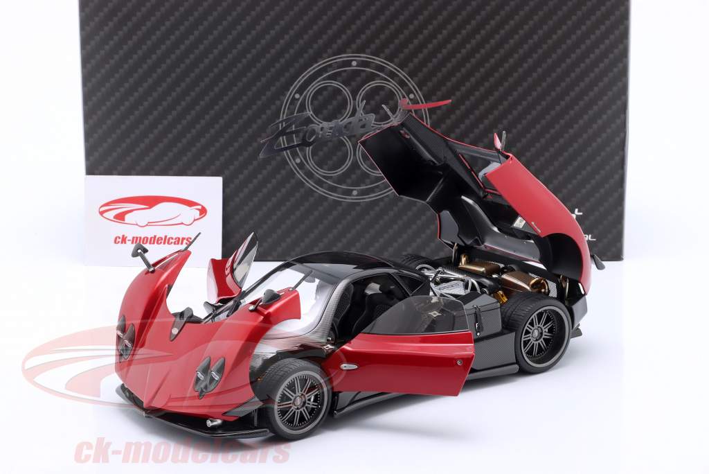 Pagani Zonda F Année de construction 2005 rouge monza 1:18 Almost Real