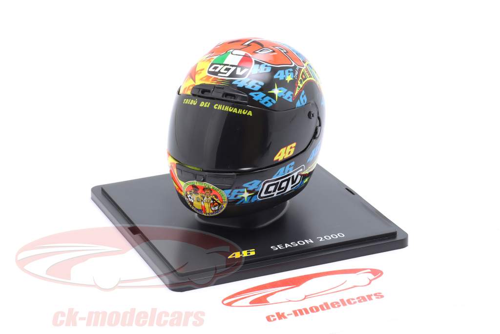 Valentino Rossi #46 2nd 500ccm MotoGP 2000 helmet 1:5 Spark Editions