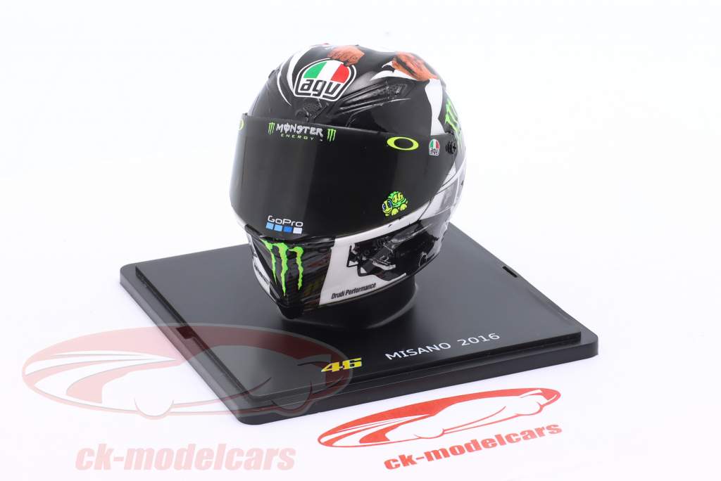 Valentino Rossi #46 2nd MotoGP Misano 2016 Helm 1:5 Spark Editions