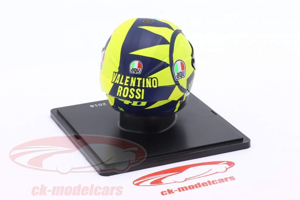 Valentino Rossi #46 MotoGP 2018 hjelm 1:5 Spark Editions