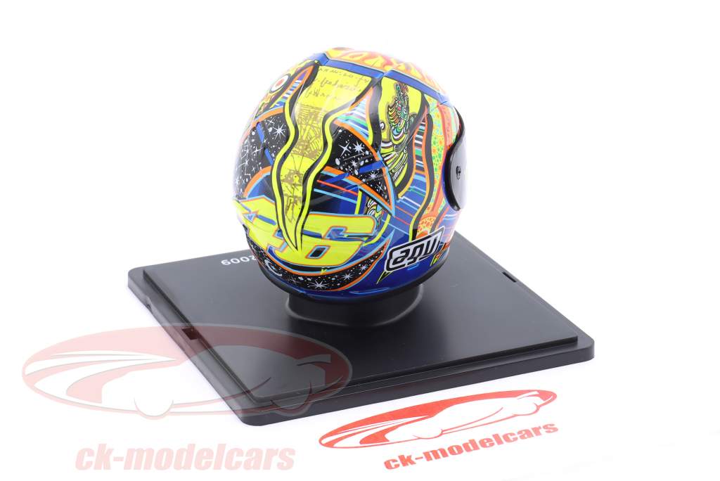Valentino Rossi #46 MotoGP Verdensmester 2009 hjelm 1:5 Spark Editions