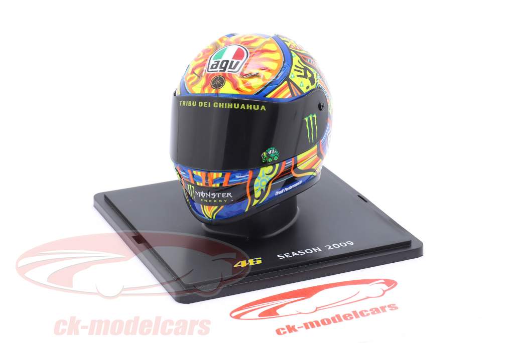Valentino Rossi #46 MotoGP Campeón mundial 2009 casco 1:5 Spark Editions