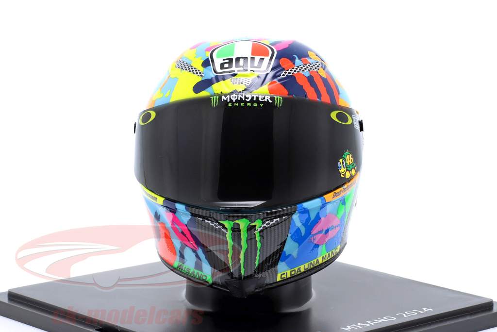 Valentino Rossi #46 gagnant MotoGP Misano 2016 casque 1:5 Spark Editions