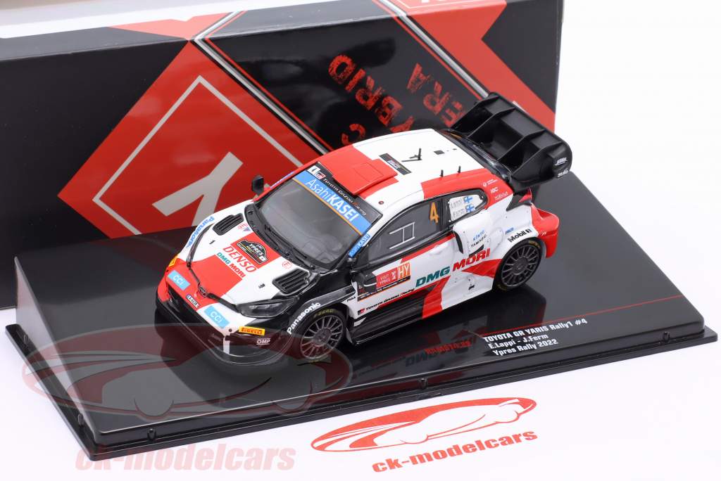 Toyota GR Yaris Rally1 #4 3rd rally Ypres 2022 Lappi, Ferm 1:43 Ixo