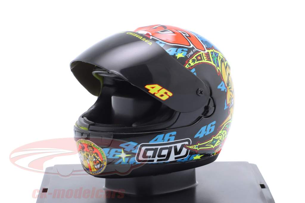 Valentino Rossi #46 2ème 500ccm MotoGP 2000 casque 1:5 Spark Editions