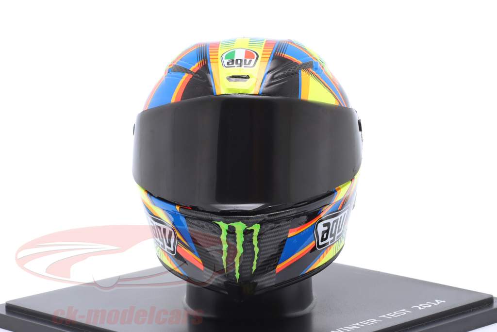 Valentino Rossi #46 invierno prueba MotoGP 2014 casco 1:5 Spark Editions