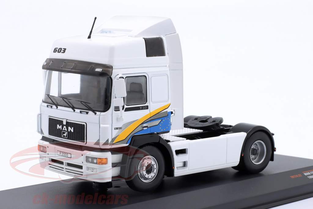 MAN F2000 牵引车 建设年份 1994 白色的 1:43 Ixo