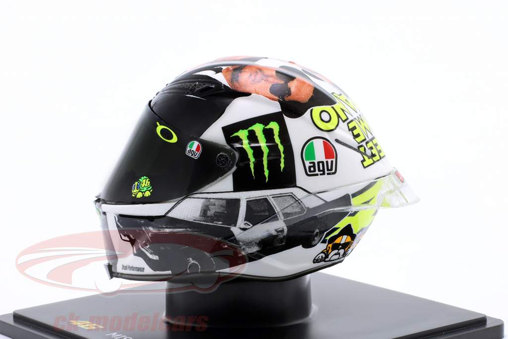 Valentino Rossi #46 2nd MotoGP Misano 2016 Helm 1:5 Spark Editions