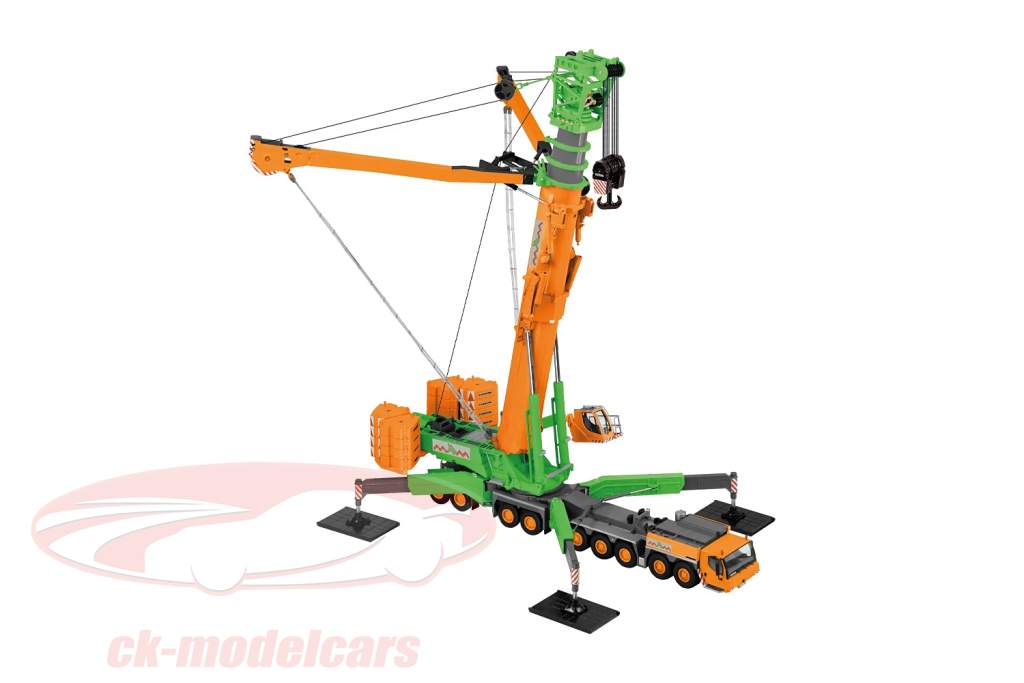 Liebherr LTM11200-9.1 Mobile crane MPM orange / green 1:50 NZG