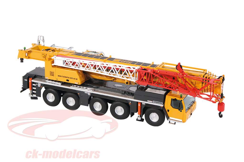 自動車 1/50 NZG LIEBHERR LTM1250 NZG 1:50 Liebherr LTM1250-5.1 Mobile crane Fujimoto yellow