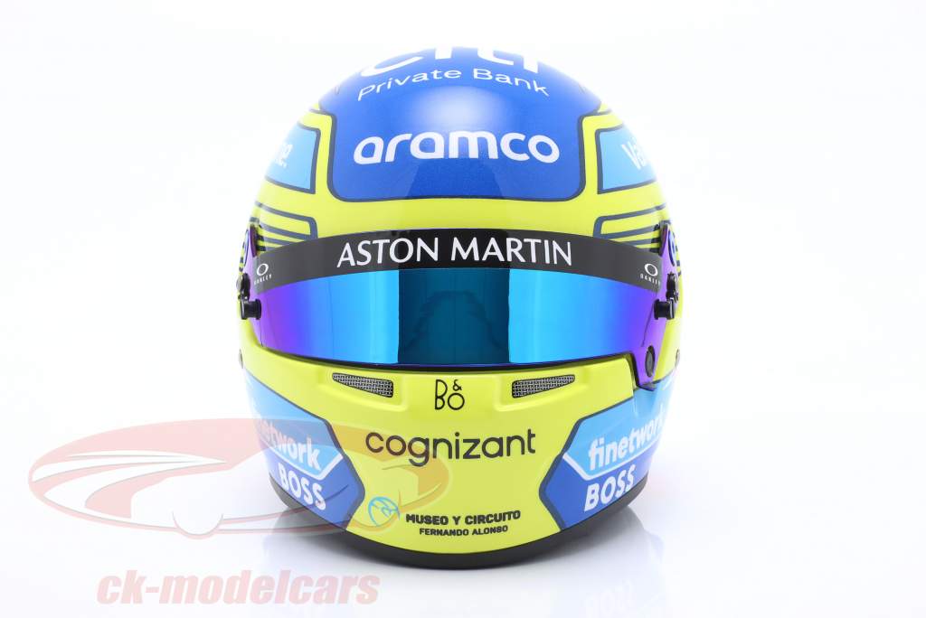 Fernando Alonso #14 Aston Martin Aramco F1 Team Formel 1 2024 Helm 1:2 Bell