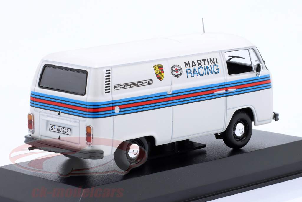 Volkswagen VW T2 Transporter Porsche Renndienst Martini Design 1:43 Minichamps