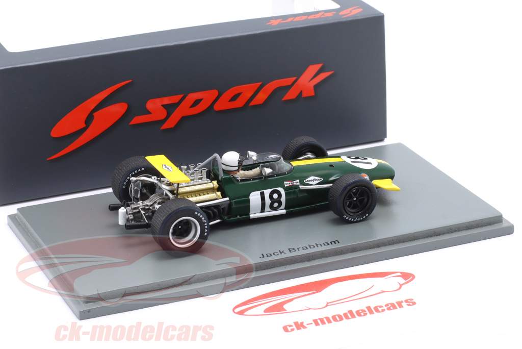 Jack Brabham Brabham BT26 #18 Belgien GP Formel 1 1968 1:43 Spark