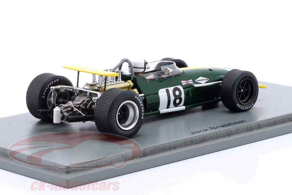 Jack Brabham Brabham BT26 #18 Belgien GP Formel 1 1968 1:43 Spark