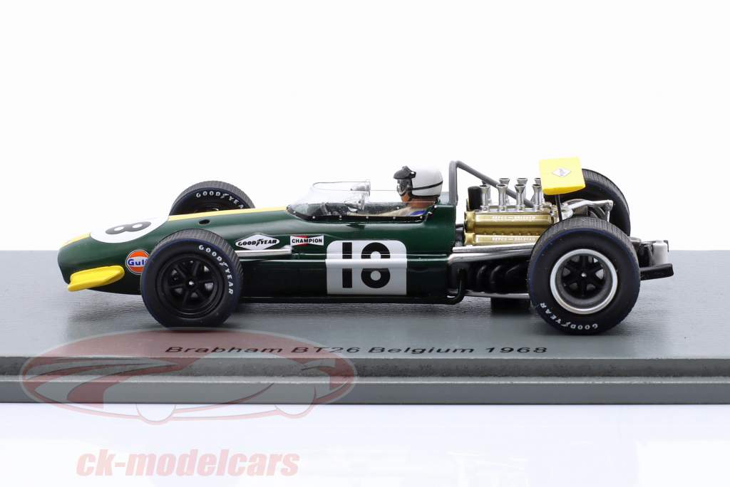Jack Brabham Brabham BT26 #18 Belgien GP Formel 1 1968 1:43 Spark