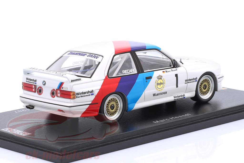 BMW M3 (E30) #1 Vinder Zolder DTM 1987 Marc Hessel 1:43 Spark