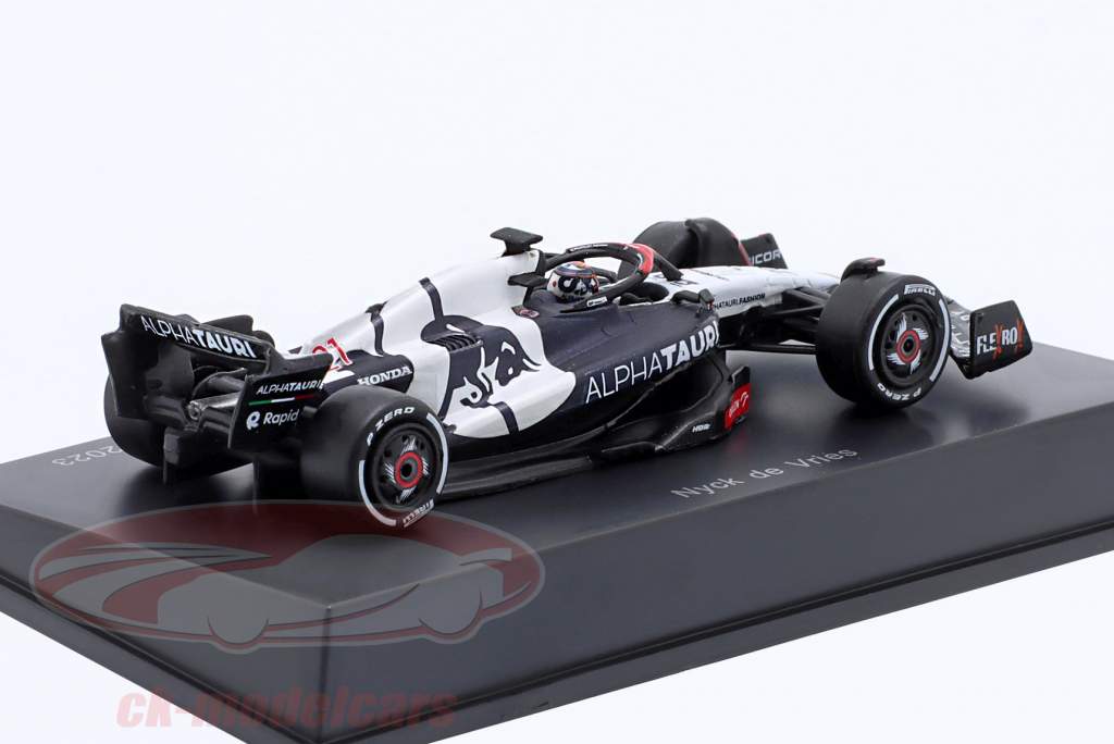 Nyck de Vries AlphaTauri AT04 #21 Bahrain GP Formula 1 2023 1:64 Spark
