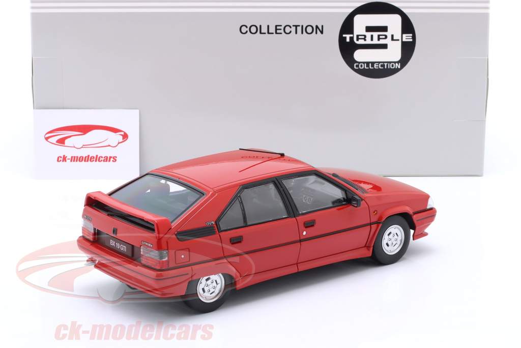 Citroen BX GTI Anno di costruzione 1990 rosso 1:18 Triple9